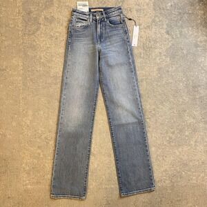 Joe's Jeans Womens 23 Blue The Margot High Rise Vintage Straight Denim Jeans